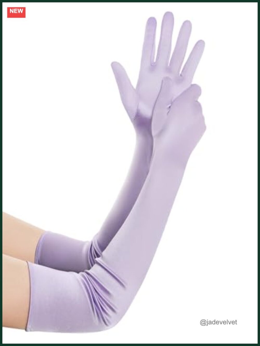 Long Satin Opera Gloves Elbow Length Vintage 1920s Cosplay Costume Accessory